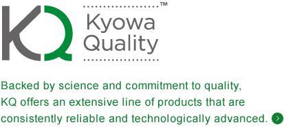 Kyowa Quality  The KQ brand delivers an extensive line of ultra-pure amino acids andrelated compounds backed by science plus KYOWA’s commitment to qualityand reliability.