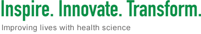 Inspire. Innovate. Transform.Improving lives with health science